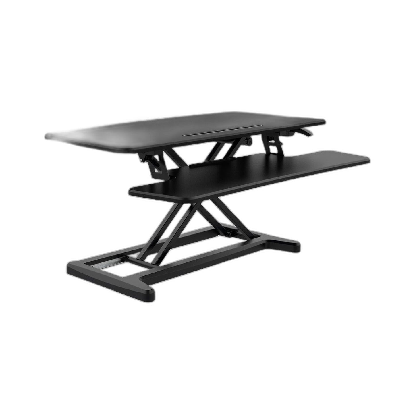 J Burrows Sit-Stand Desk Converter Height Adjustable Ergonomic Workstation DEMO