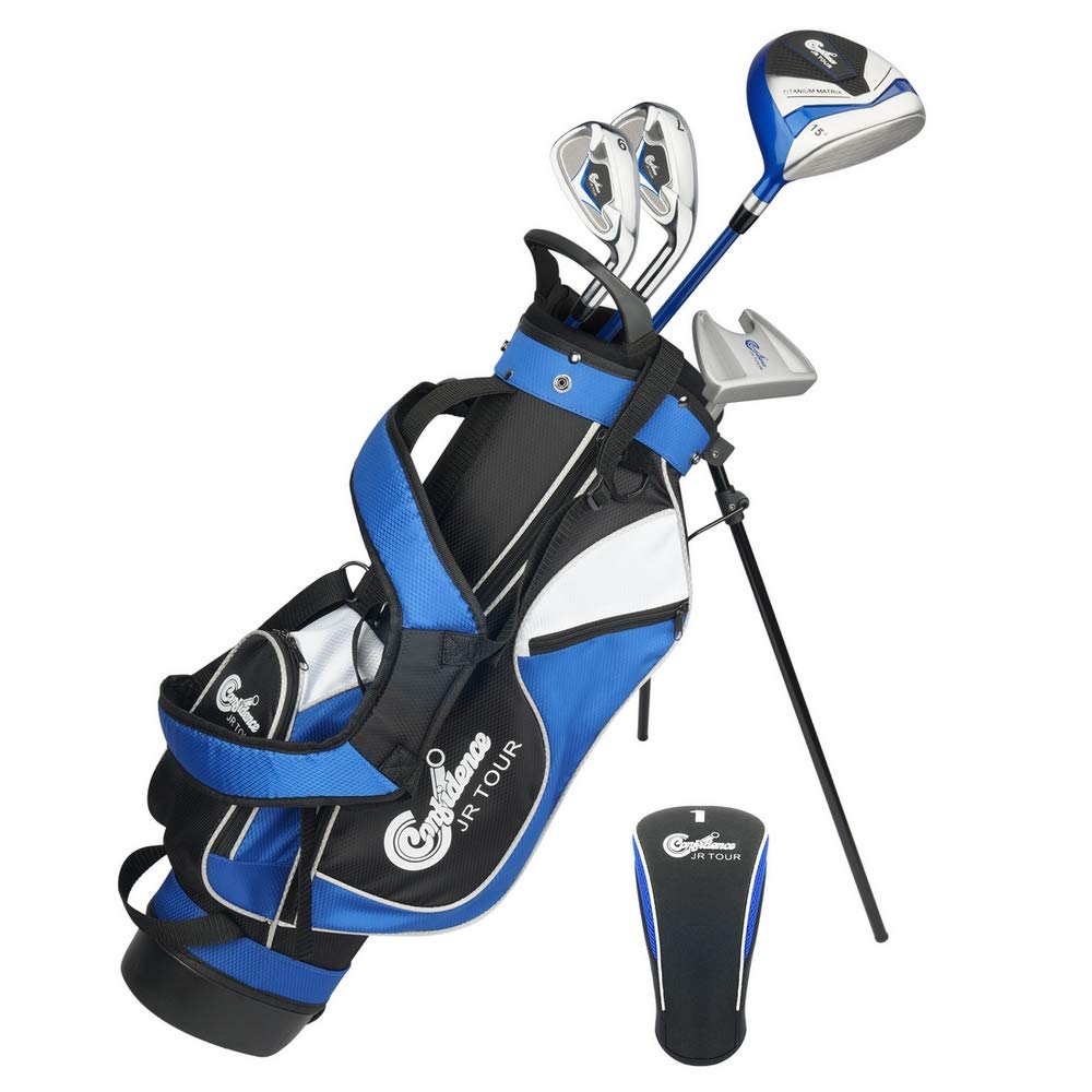 Confidence Junior Golf Clubs Complete Set for Kids Ages 4-7 Years Blue DEMO