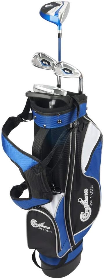 Confidence Junior Golf Clubs Complete Set for Kids Ages 4-7 Years Blue DEMO