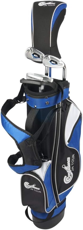 Confidence Junior Golf Clubs Complete Set for Kids Ages 4-7 Years Blue DEMO