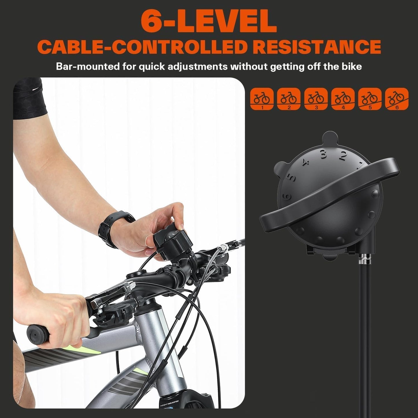 Sportneer Magnetic Stationary Bike Trainer for 26-28" & 700C Bicycles Size DEMO