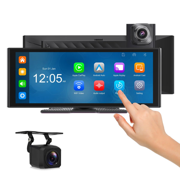 Eonon Wireless CarPlay Android Auto In-Dash Stereo Receiver Portable Radio NEW