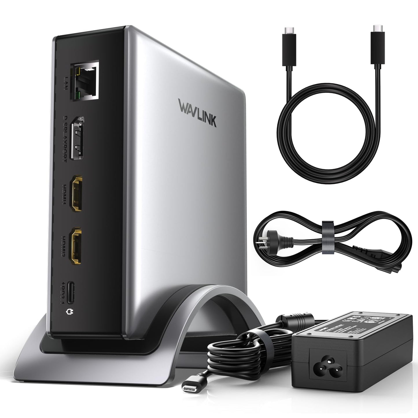WAVLINK 9-in-1 USB-C Laptop Docking Station with Triple Display Support, DEMO