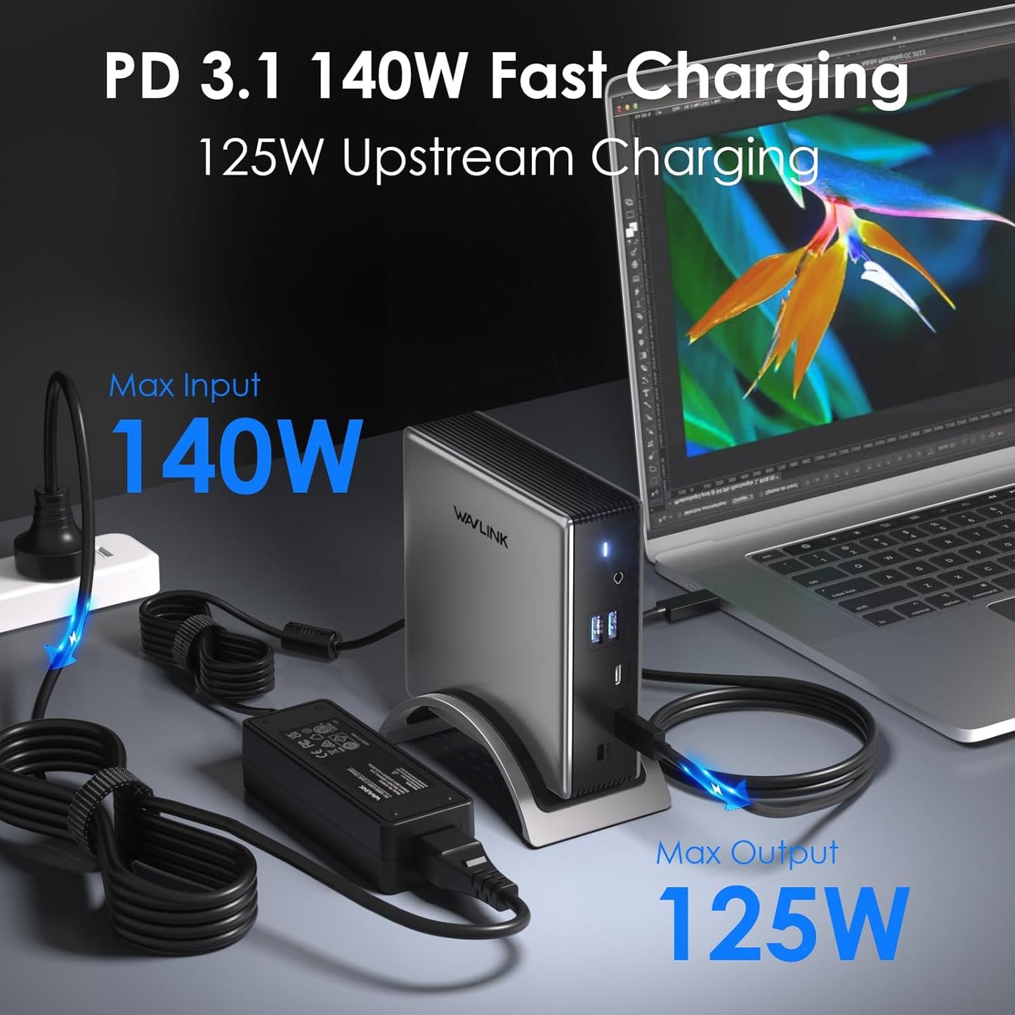 WAVLINK 9-in-1 USB-C Laptop Docking Station with Triple Display Support, DEMO