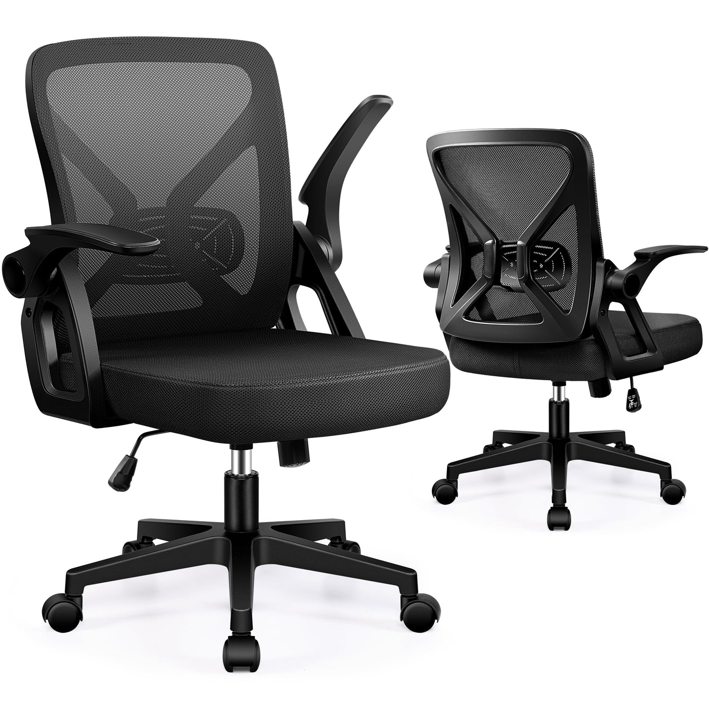 FelixKing Ergonomic Desk Chair Breathable Mesh Task Office Black \NEW