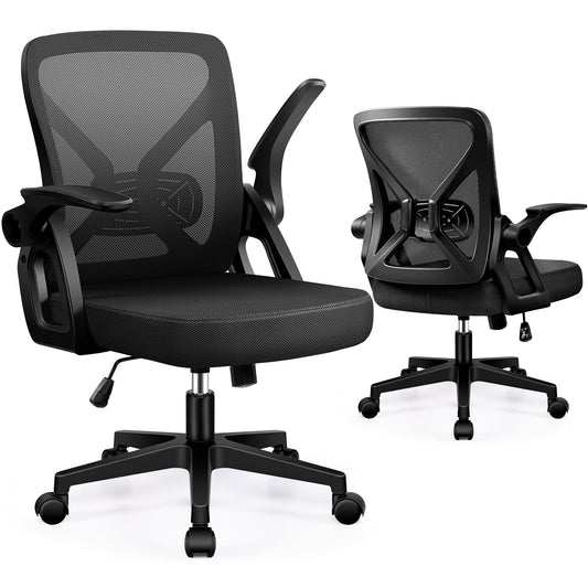FelixKing Ergonomic Desk Chair Breathable Mesh Task Office Black \NEW