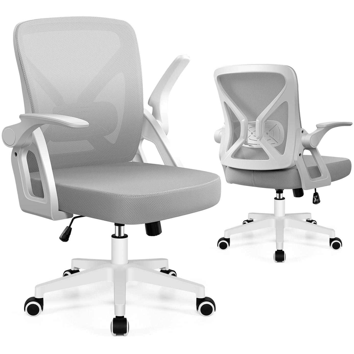 FelixKing Ergonomic Desk Chair Breathable Mesh Task Office with Wheels Size NEW