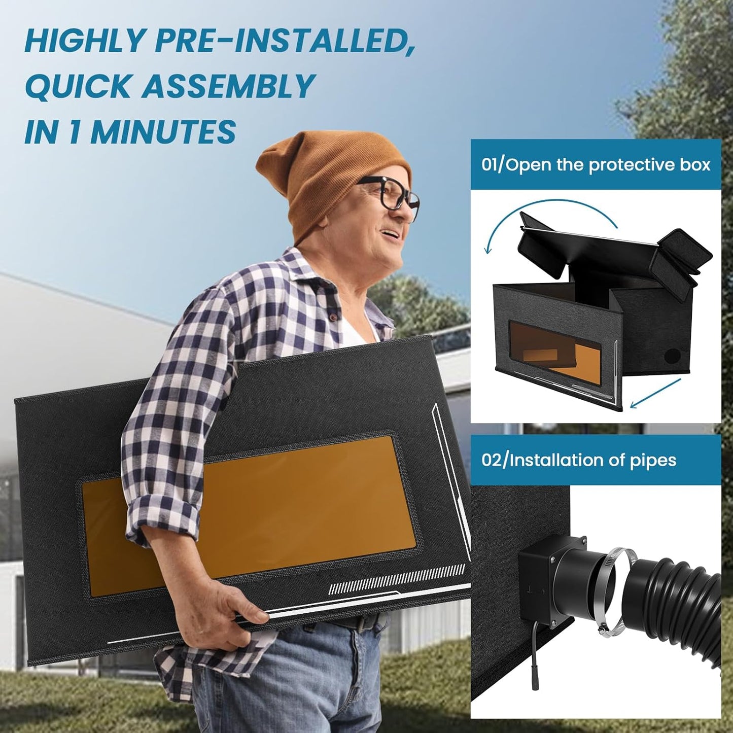 Wadukud Laser Engraving Tools Engraver Enclosure Foldable Fireproof NEW