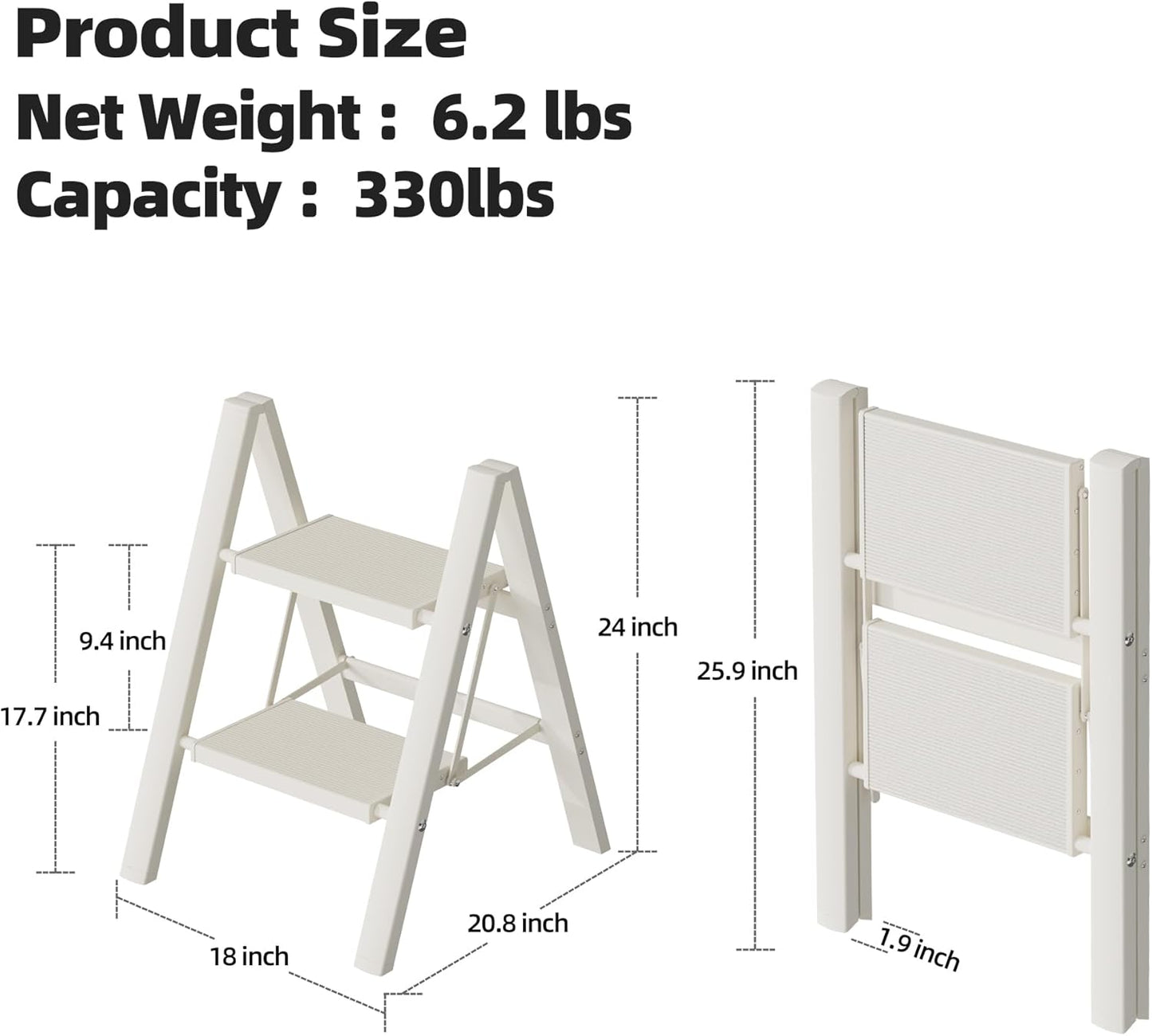 HillhutApex 2-Step Building Supplies Lightweight Portable Anti-Slip Wide DEMO