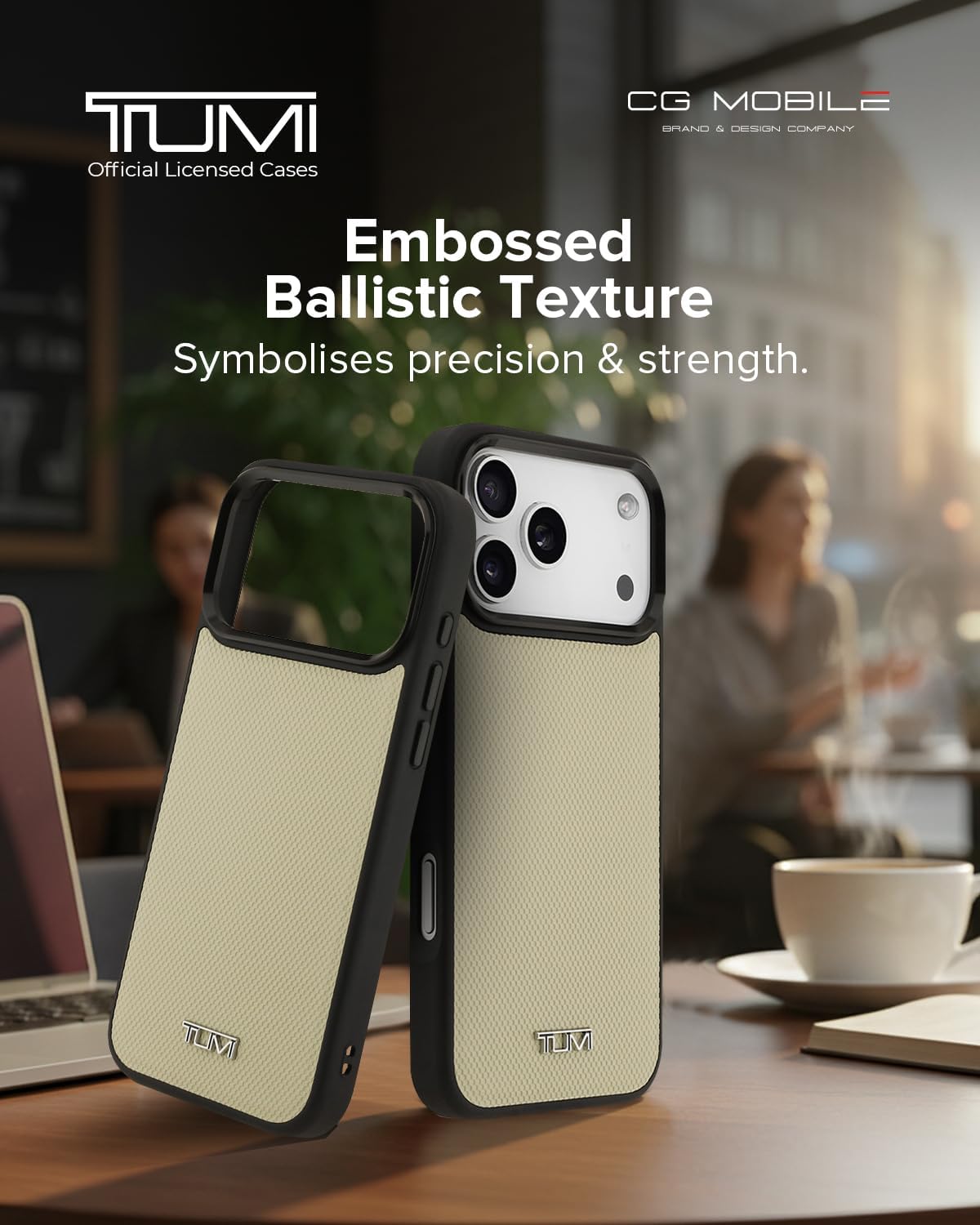 CG MOBILE Basic Cases Protective Case for iPhone 17 Pro Embossed Balistic NEW