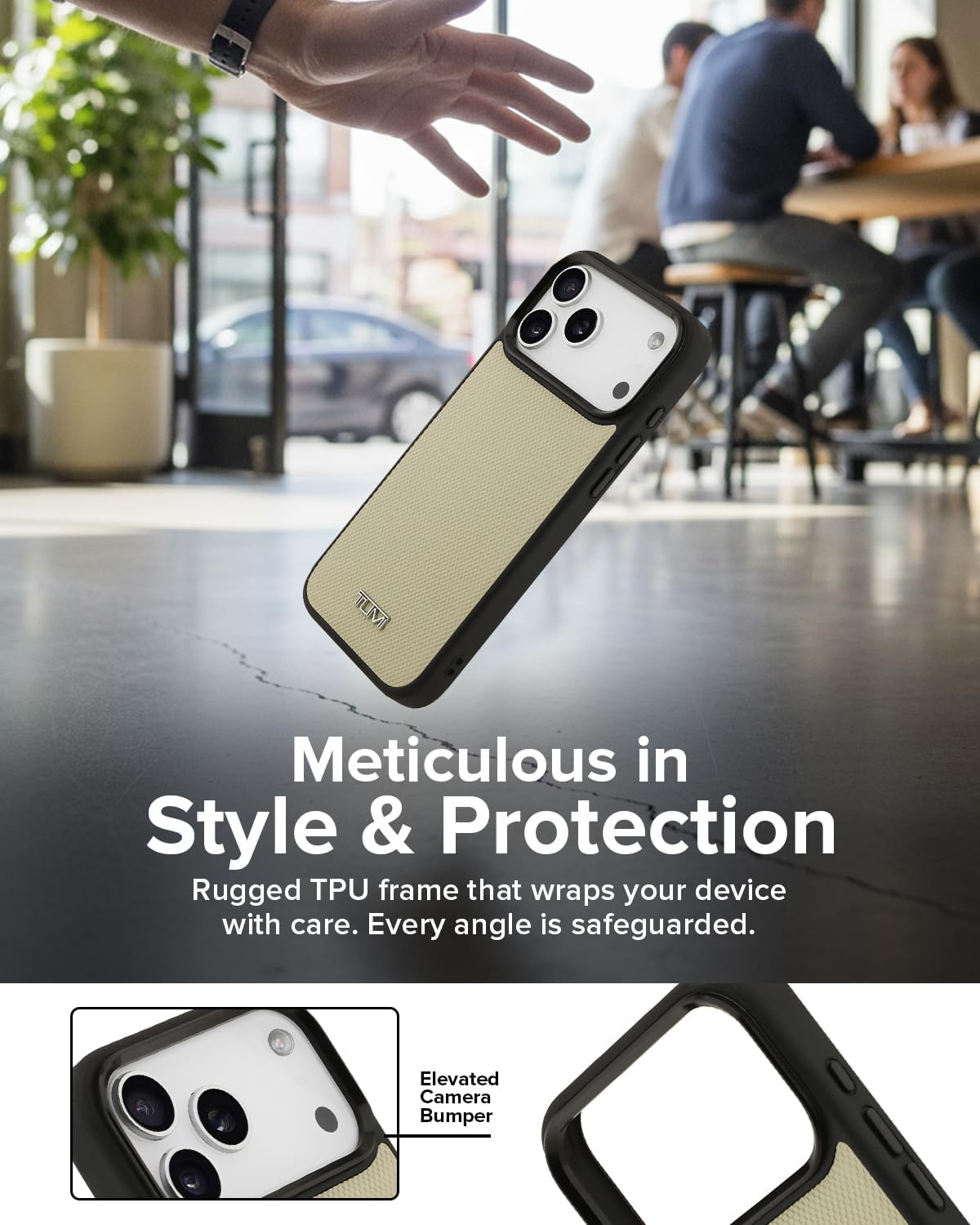CG MOBILE Basic Cases Protective Case for iPhone 17 Pro Embossed Balistic NEW