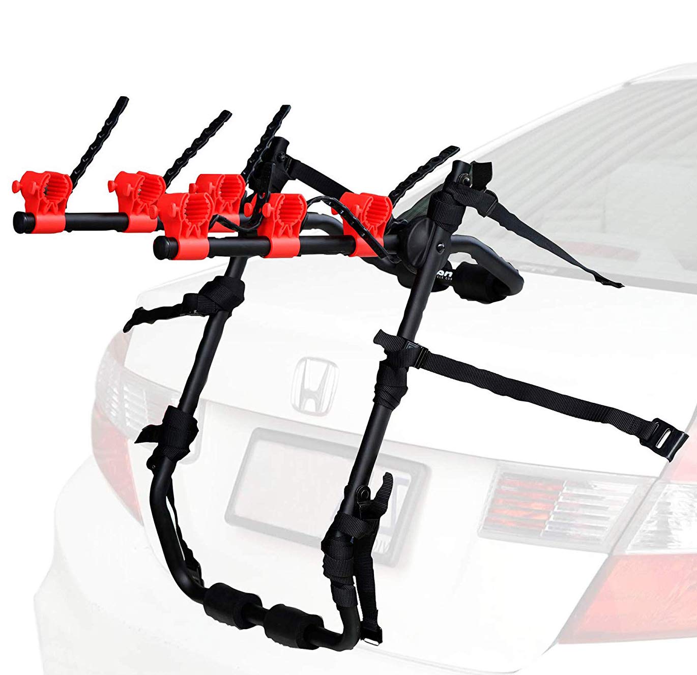 Venzo Universal 3-Bike Rack for Car SUV - Adjustable Arm Length Carrier DEMO