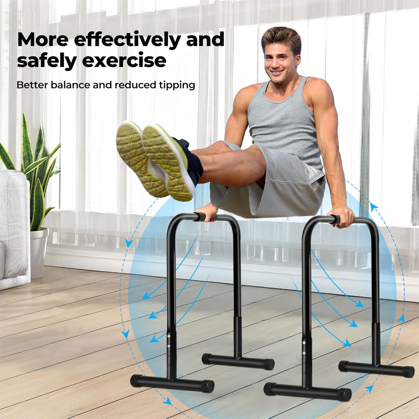Centra Dip Dip Stands Station Stand Full Body Strength Training Workout DEMO