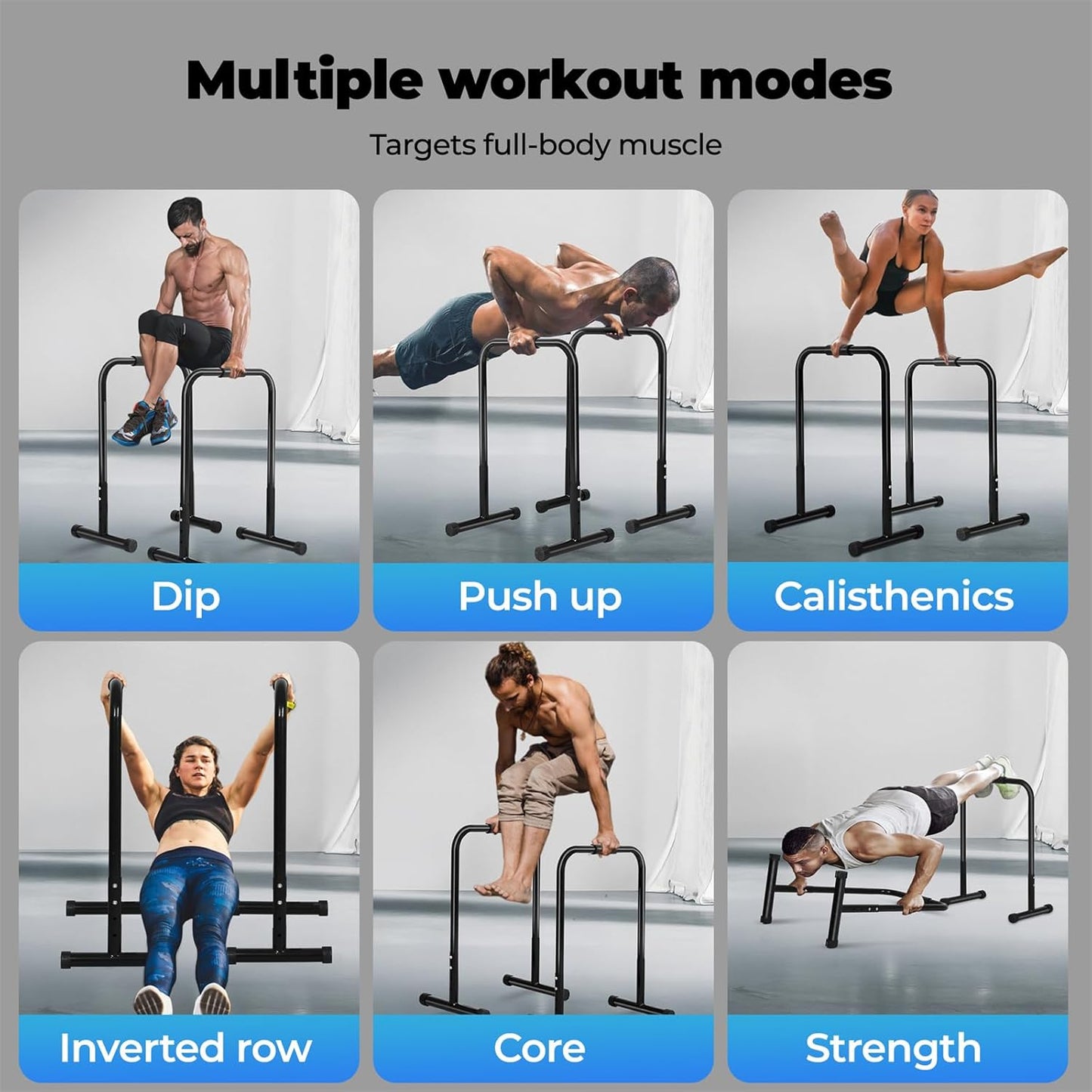 Centra Dip Dip Stands Station Stand Full Body Strength Training Workout DEMO