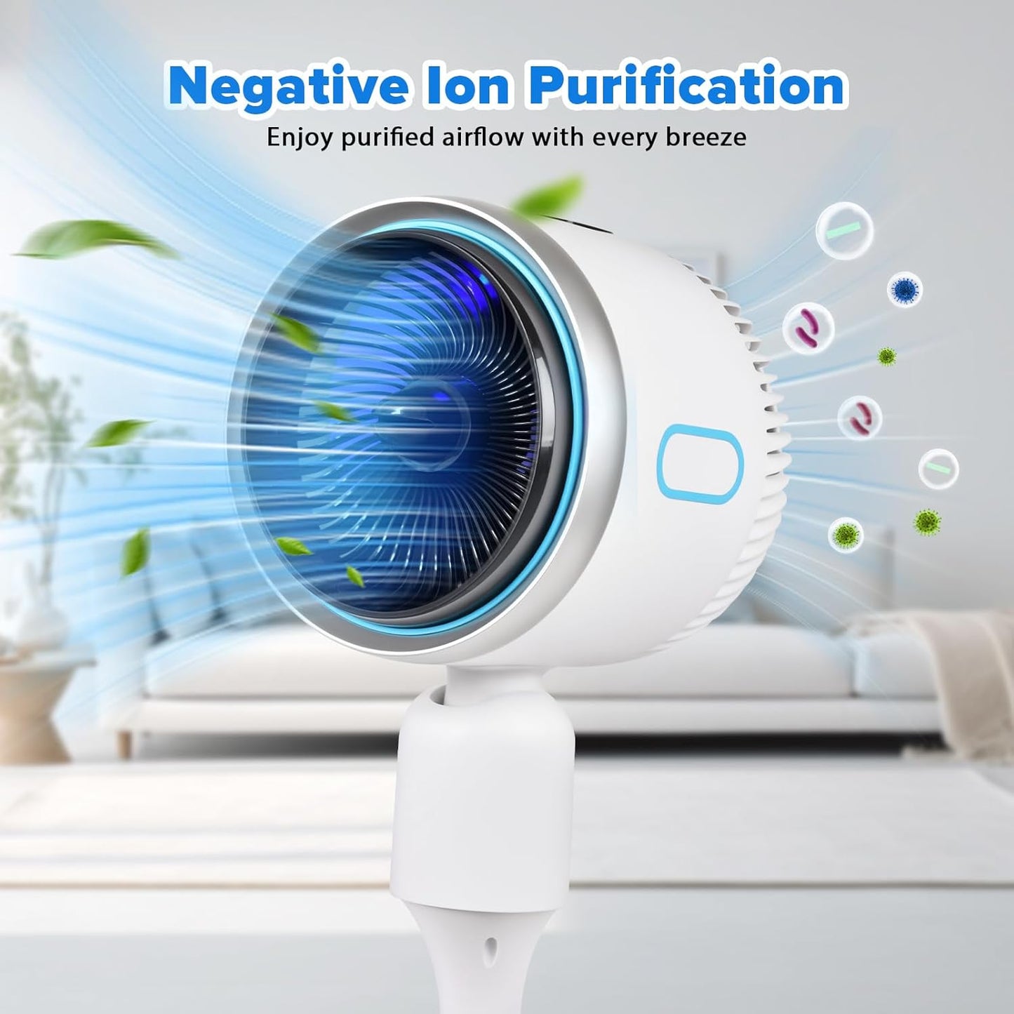 ADVWIN Air Heating Purifier with Humidifier, Negative Ion Filtration, for DEMO