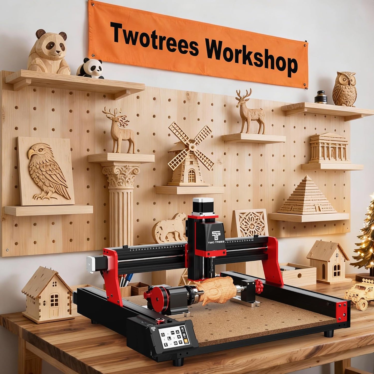 Twotrees NEMA 57 Closed-Loop Stepper Motor CNC Router Engraving Tool Blue DEMO