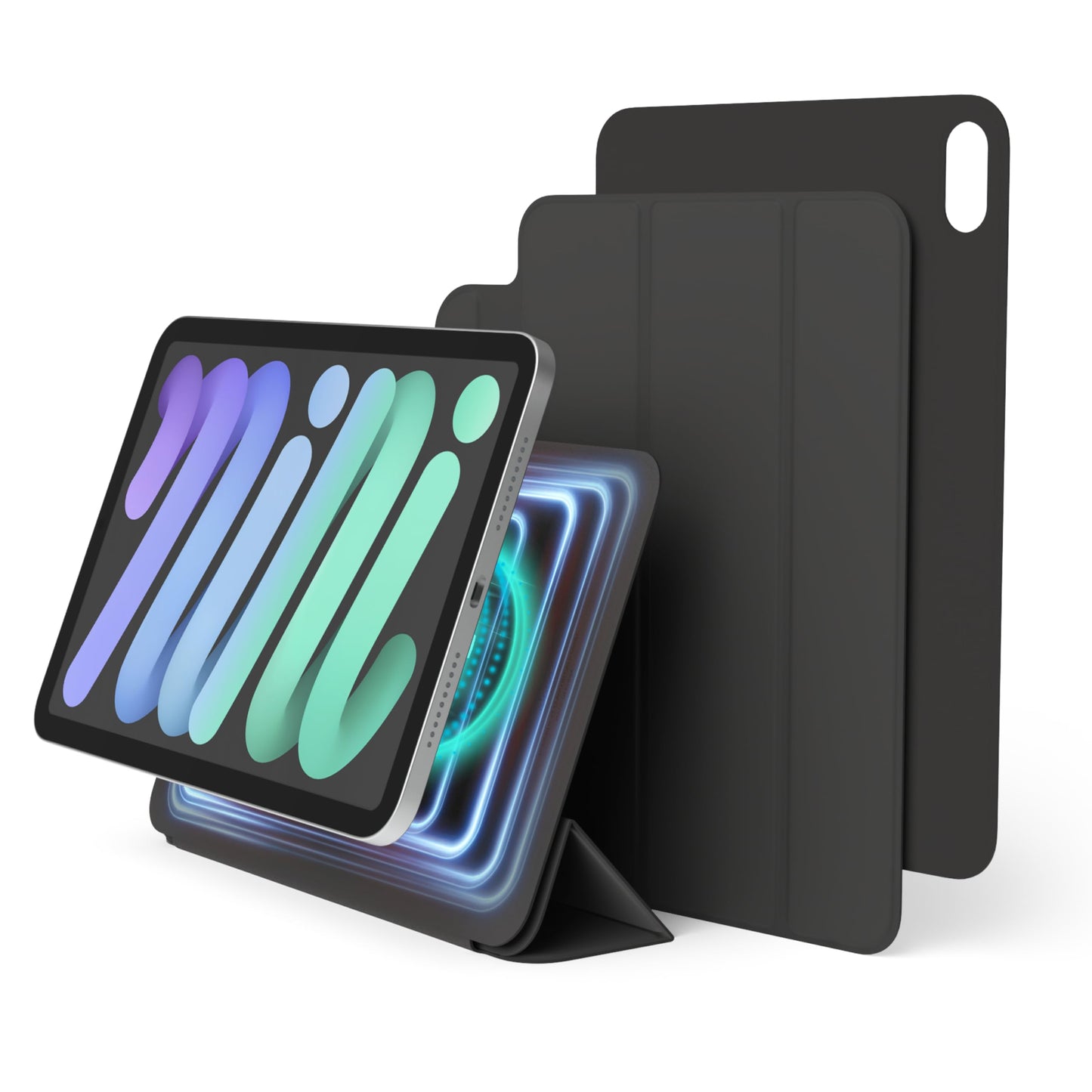 elago Magnetic Cases Folio Case for iPad mini 8.3 inch, Dark Grey DEMO