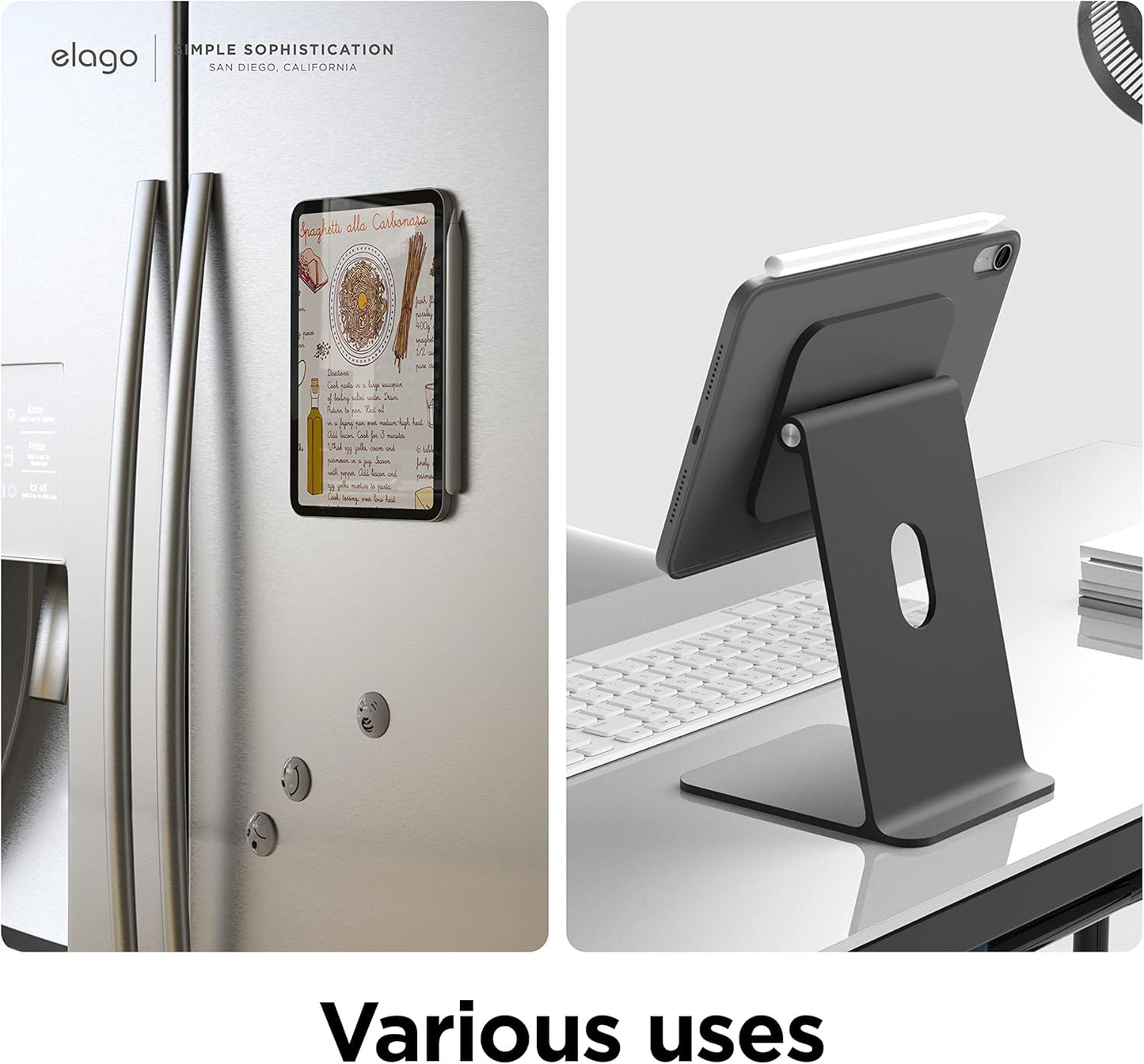 elago Magnetic Cases Folio Case for iPad mini 8.3 inch, Dark Grey DEMO