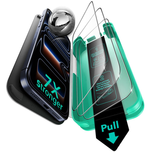 ESR 3-Pack Tempered Glass Screen Protectors for iPhone 17 Pro Max - Clear DEMO