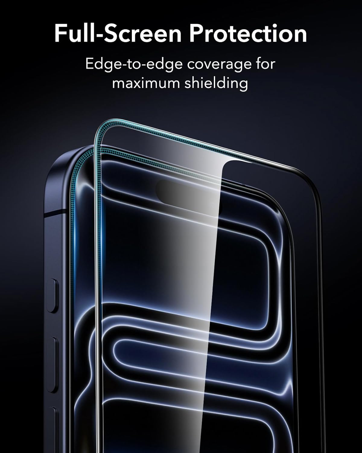 ESR 3-Pack Tempered Glass Screen Protectors for iPhone 17 Pro Max - Clear DEMO