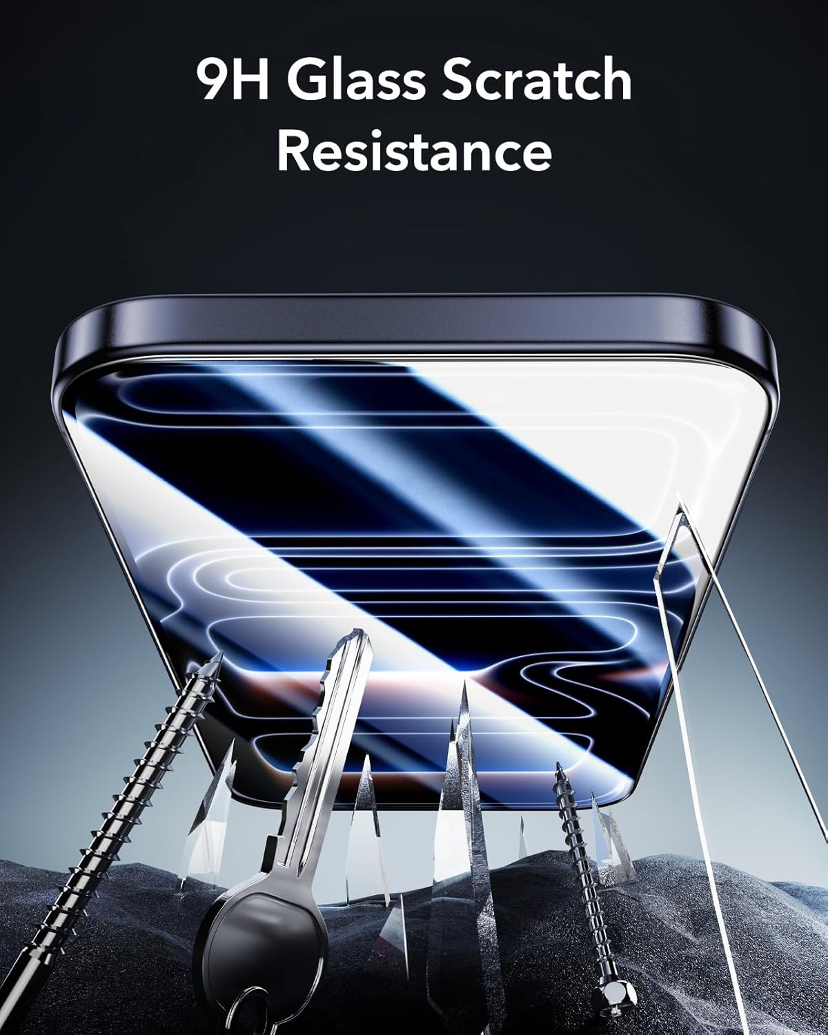 ESR 3-Pack Tempered Glass Screen Protectors for iPhone 17 Pro Max - Clear DEMO
