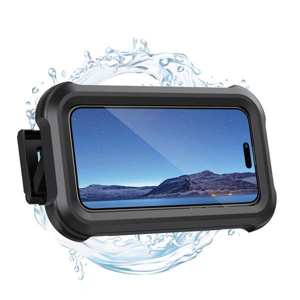 Lamicall Adjustable 480° Rotation Waterproof Shower Phone Holder Black DEMO