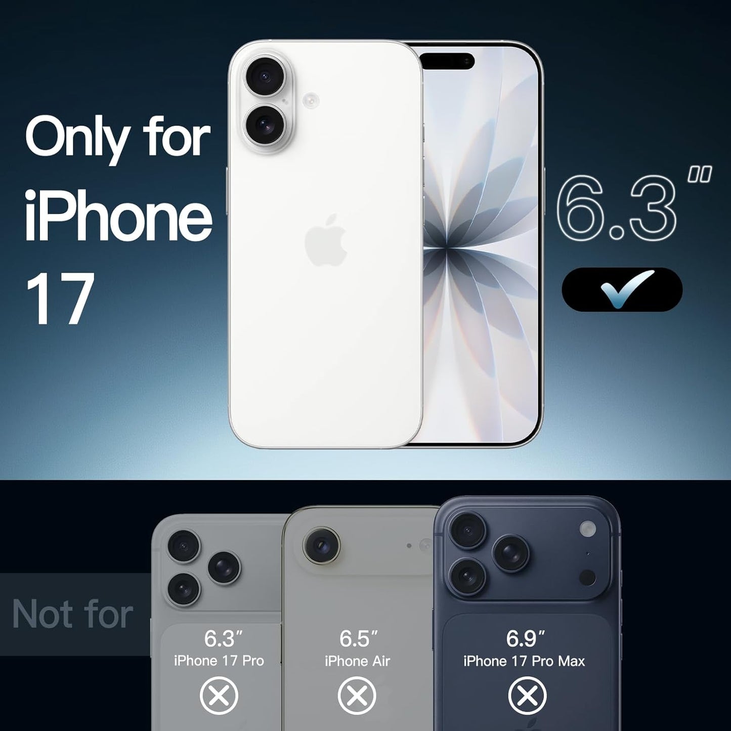 JETech Magnetic Basic Cases Shockproof Clear Case for iPhone 6 3-Inch, DEMO
