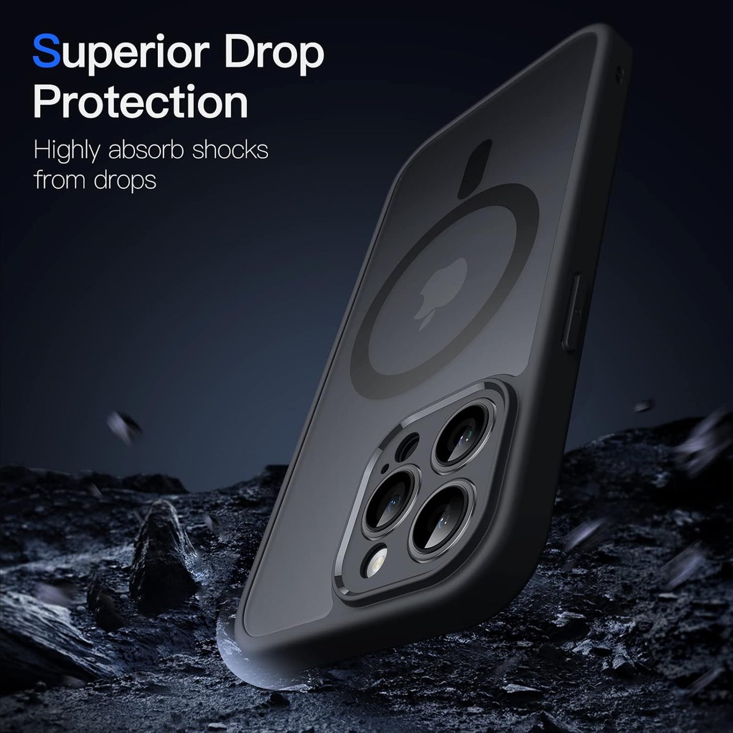 JETech Magnetic Basic Cases Protective Case for iPhone 13 Pro 6.1-Inch, DEMO