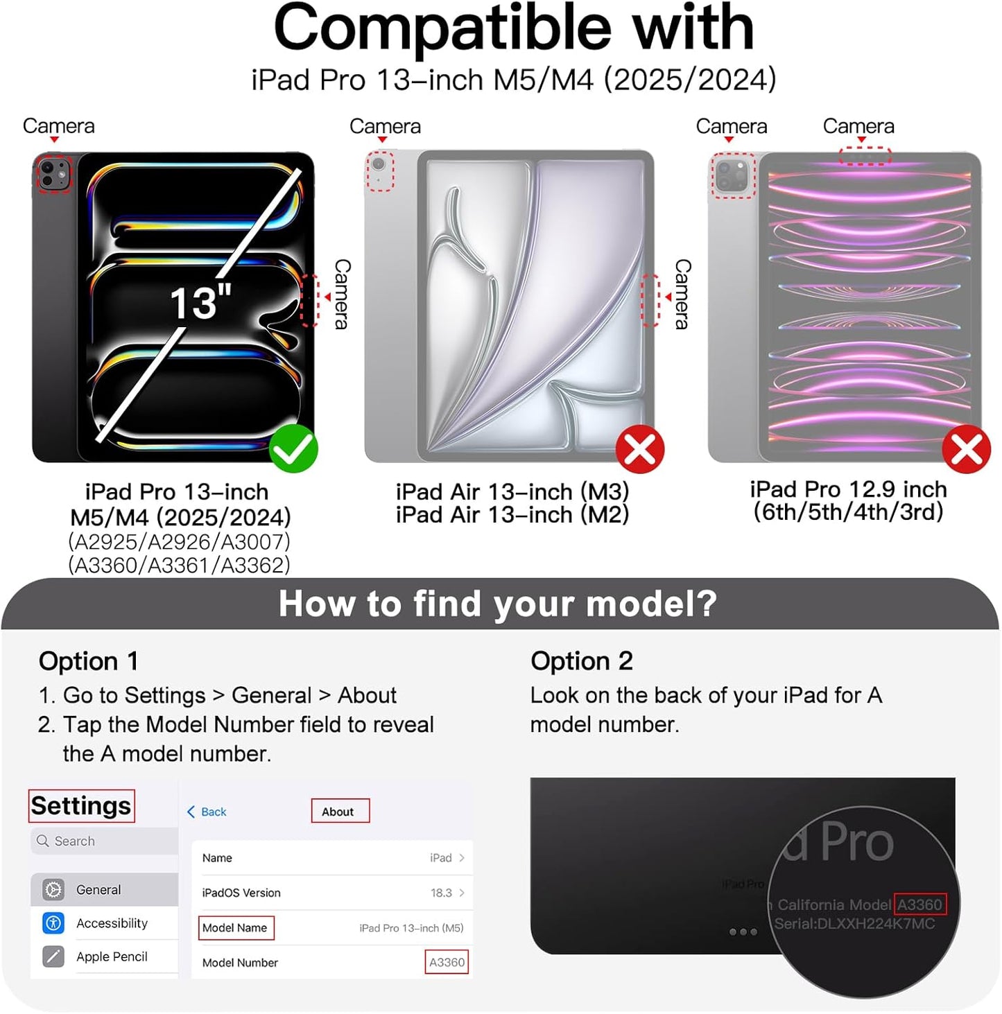 JETech Clear Cases Anti-Yellowing Transparent Protective Case for iPad Pro DEMO