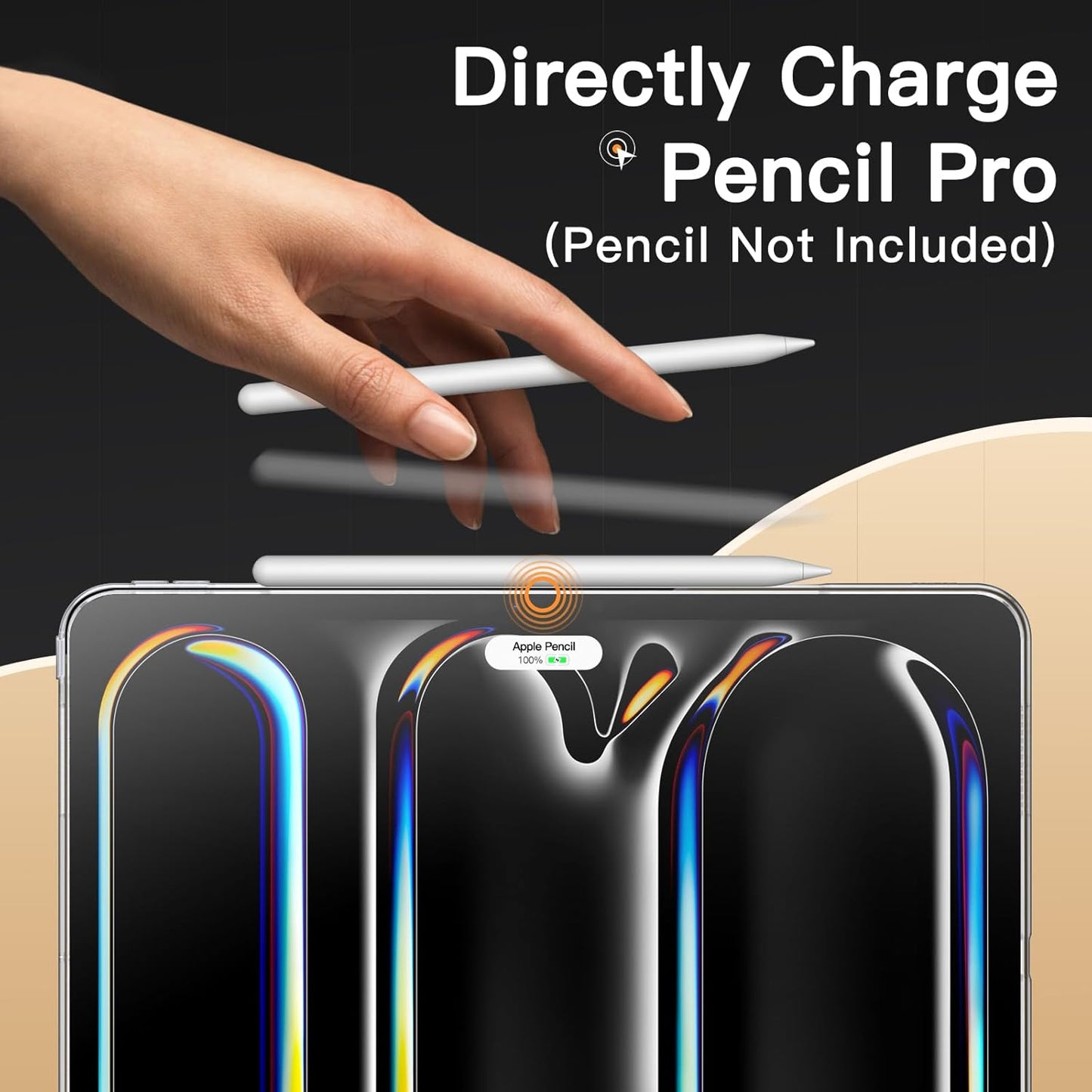 JETech Clear Cases Anti-Yellowing Transparent Protective Case for iPad Pro DEMO