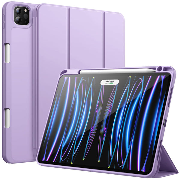 JETech Light Cases Purple iPad Pro 11 Inch Case with Pencil Holder DEMO