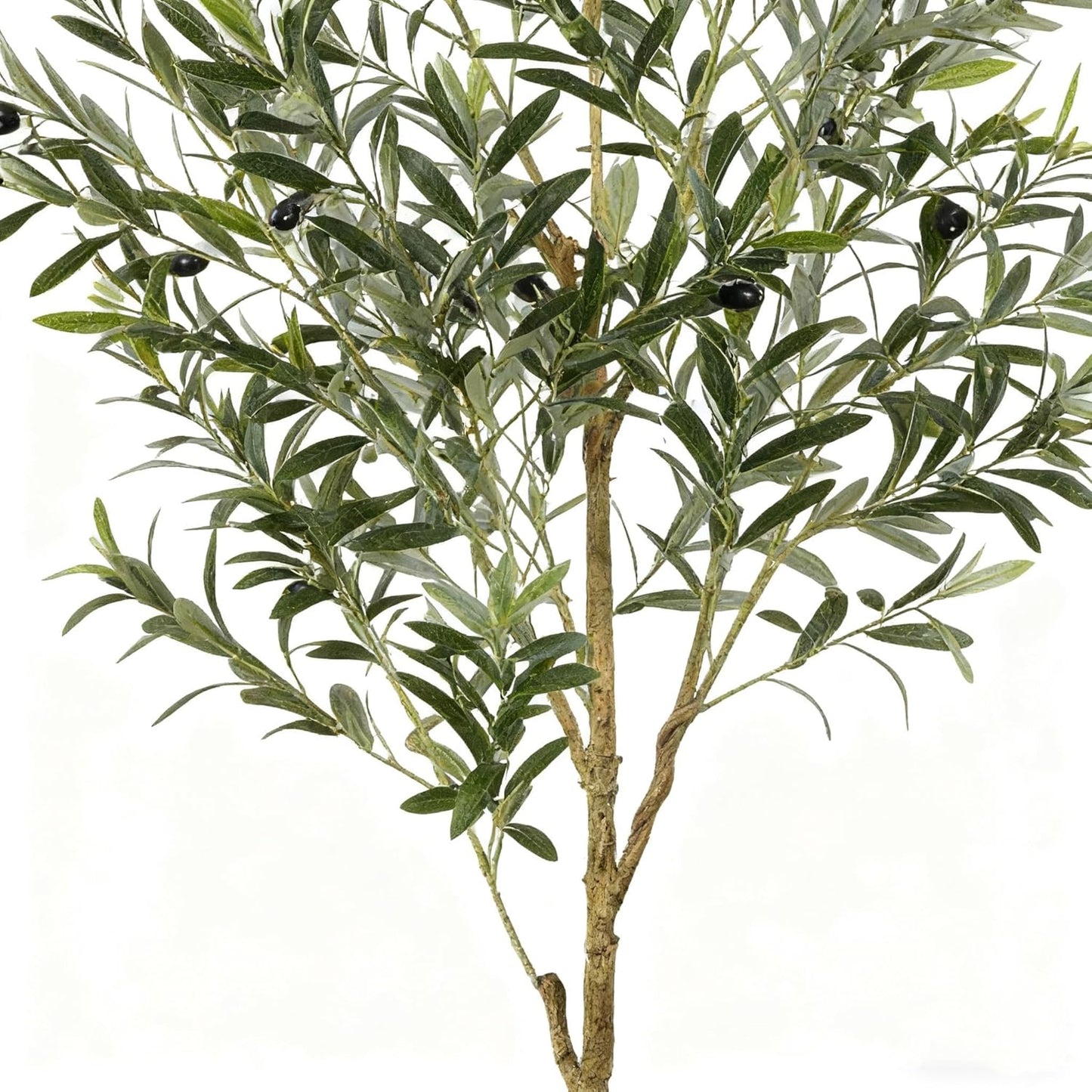 BESTONE Lifelike Artificial Olive Tree 242cm/8FT Decorative Green Plant DEMO