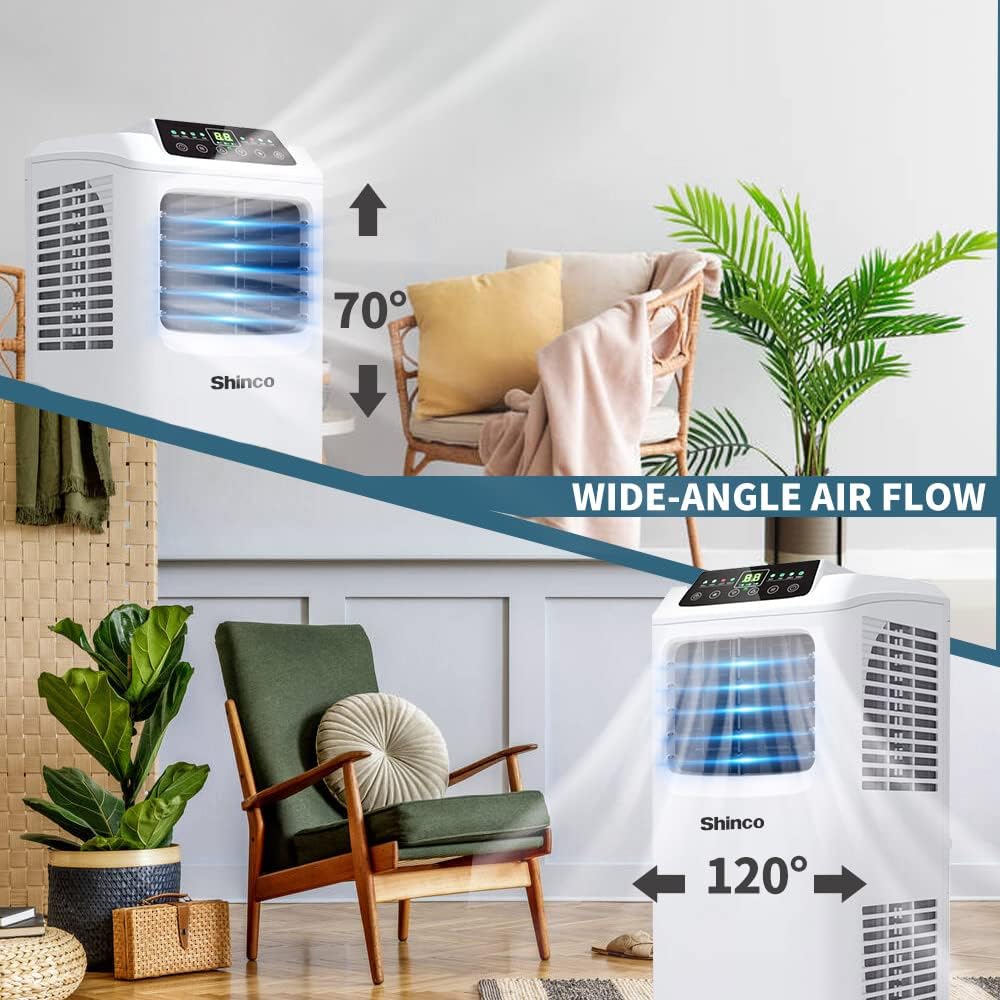 SHINCO 7000BTU Portable Air Conditioner Dehumidifier Cooling Unit White DEMO