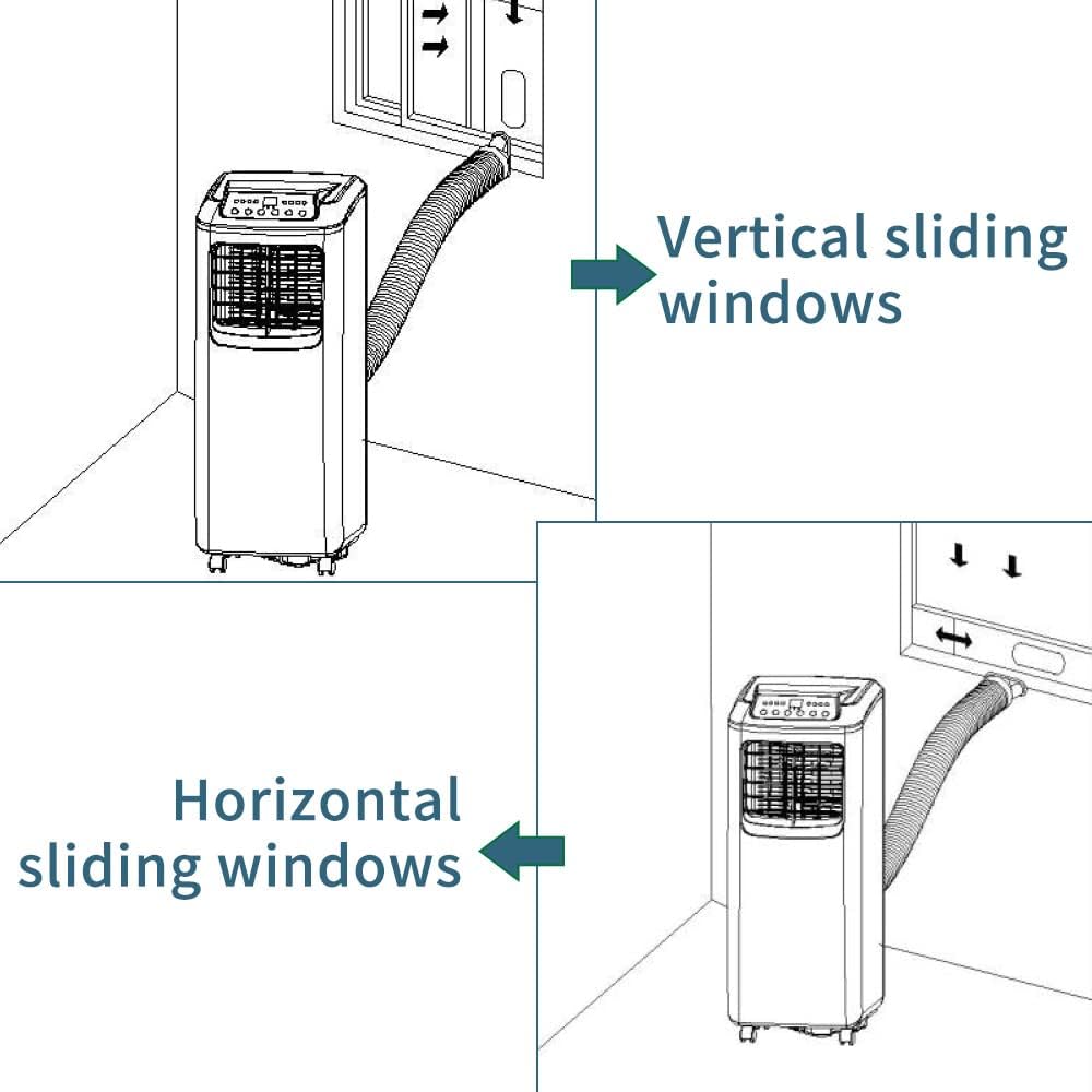 SHINCO 7000BTU Portable Air Conditioner Dehumidifier Cooling Unit White DEMO