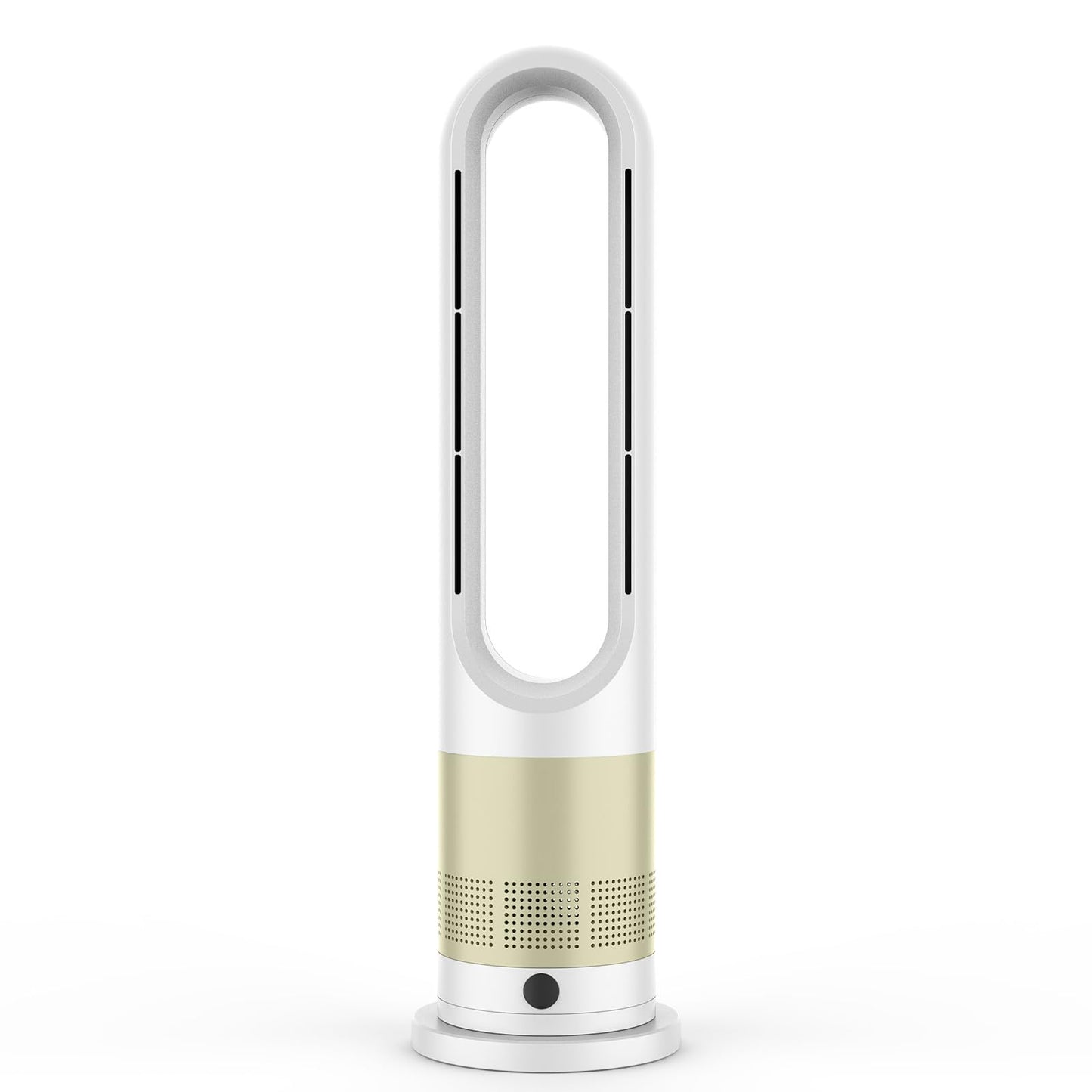 YOPOWER 2-in-1 Tower Fan Heater with 11 Wind Speeds & Air Circulator, White DEMO