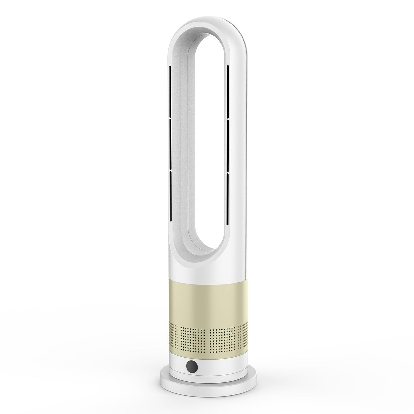 YOPOWER 2-in-1 Tower Fan Heater with 11 Wind Speeds & Air Circulator, White DEMO