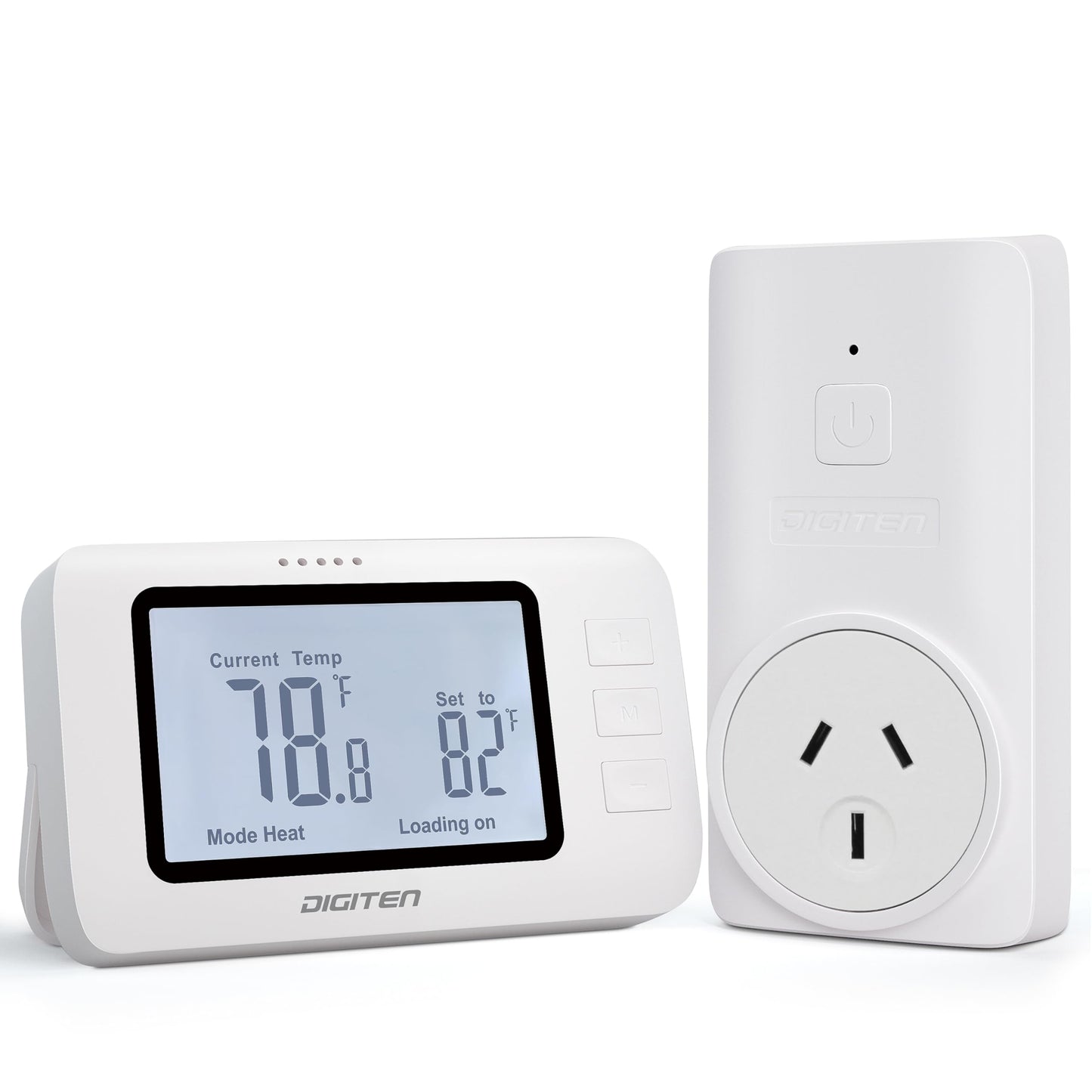 DIGITEN Wireless Thermostat Temperature Controller for Cooling and Heat DEMO