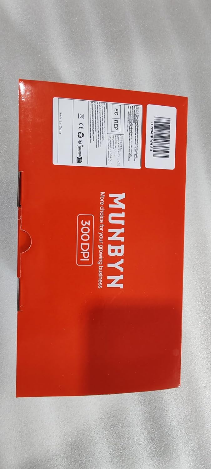 MUNBYN Thermal Electronics Shipping Label Printer 300 DPI 4x6 Inch Compact DEMO