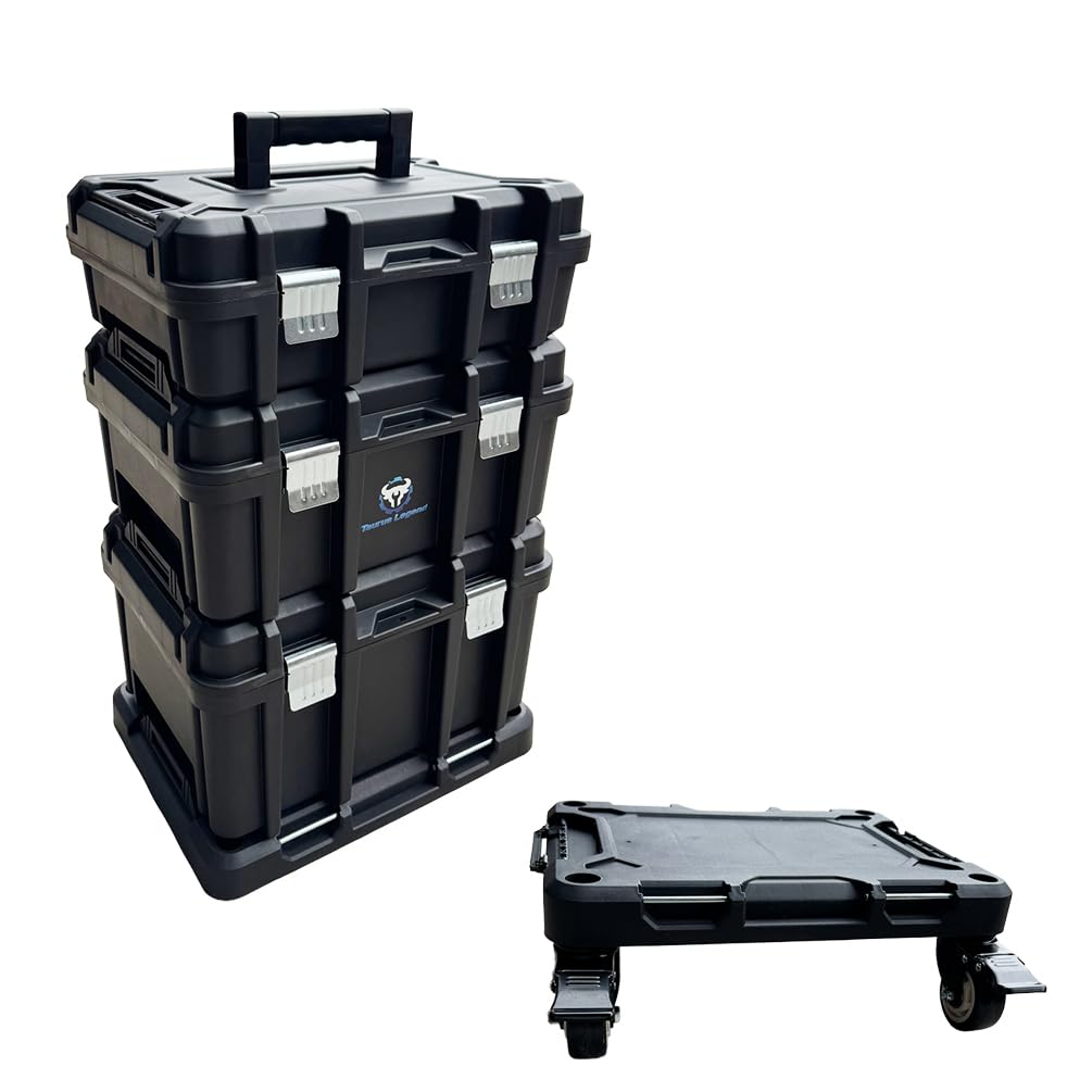 Taurus Legend 4-in-1 Mobile Tool Storage System with Wheels, Black, 70-75 DEMO