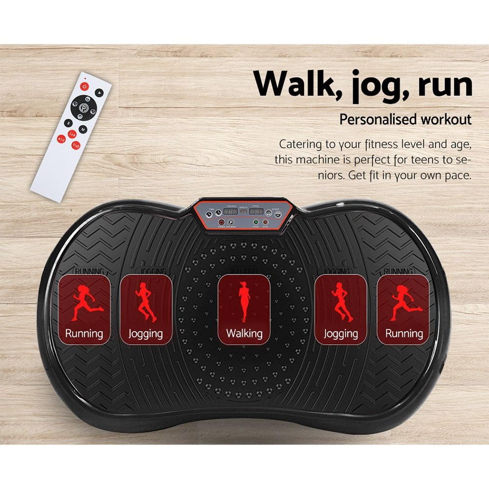 Bestar Vibration Platform Machine for Home Fitness Workout in Black DEMO