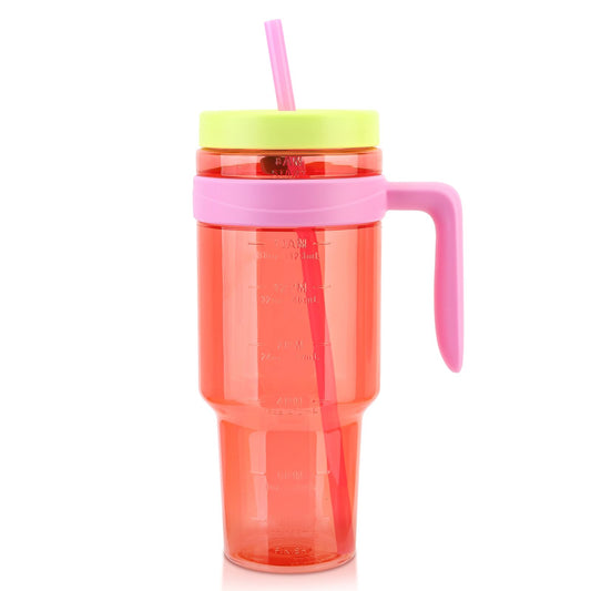 Tronco Sports Water Bottles Reusable Tumbler with Straw Lid BPA-Free 50oz NEW