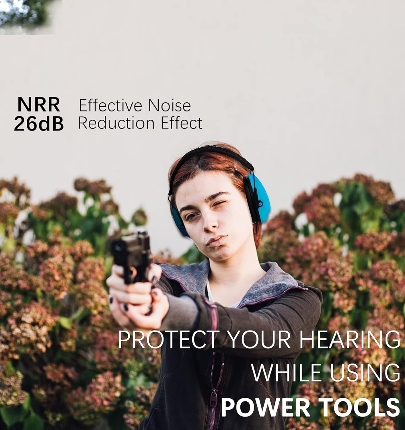 PROHEAR Work Safety Equipment & Gear Noise Reduction Earmuffs Blue Size NEW
