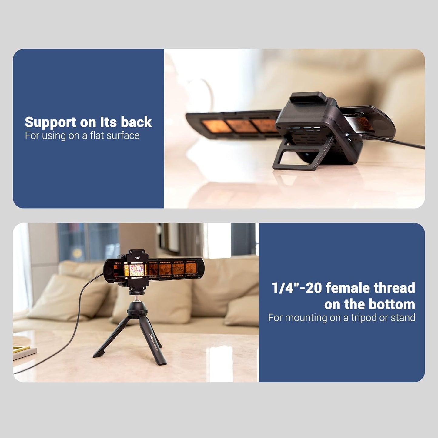 JJC LED Scanners Light Set Kit for Digitizing, Copying, and Remaking NEW