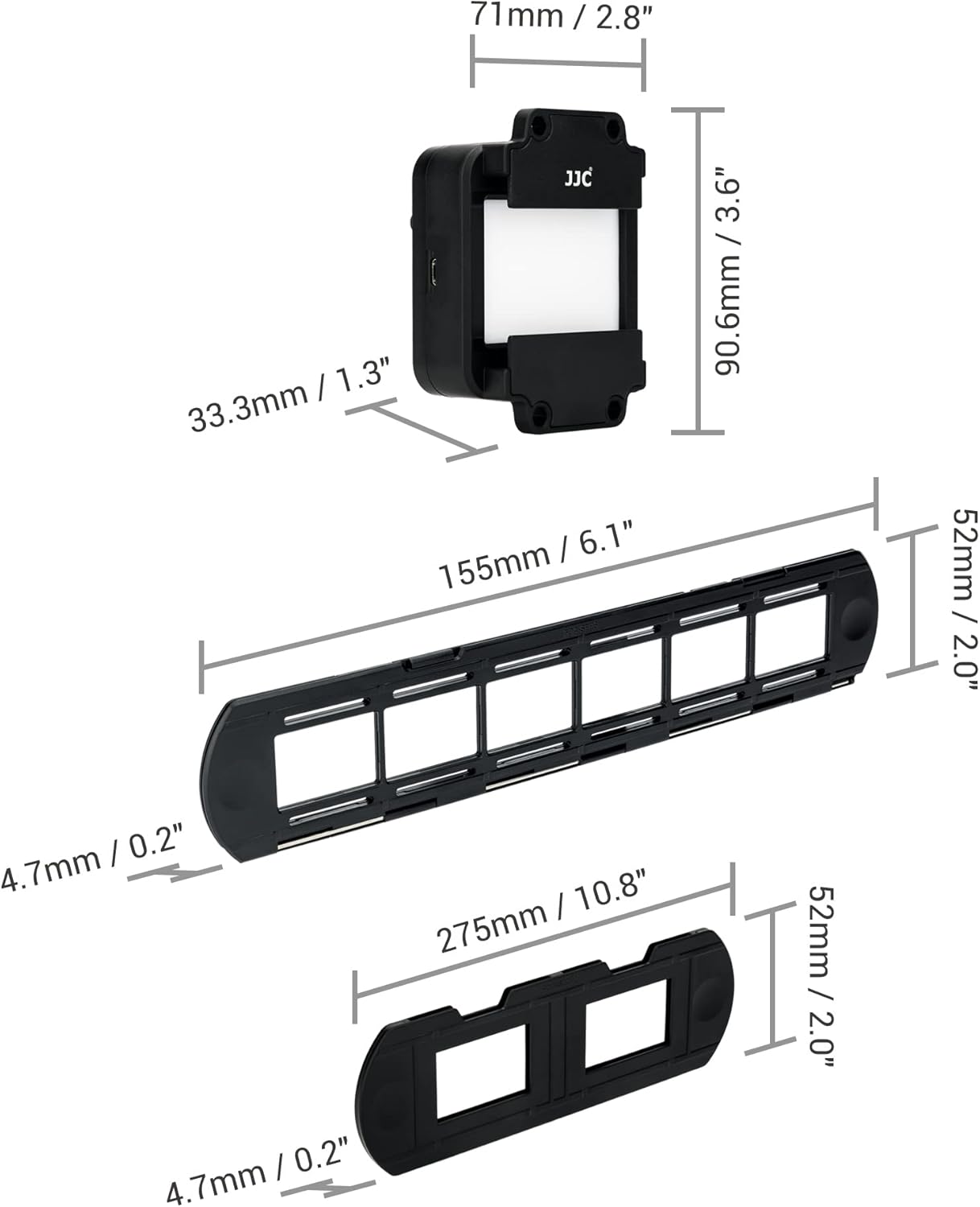 JJC LED Scanners Light Set Kit for Digitizing, Copying, and Remaking NEW