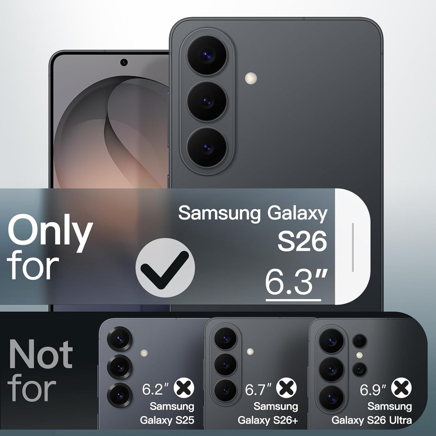JETech Magnetic Basic Cases Case for Samsung Galaxy S26 Compatible  NEW