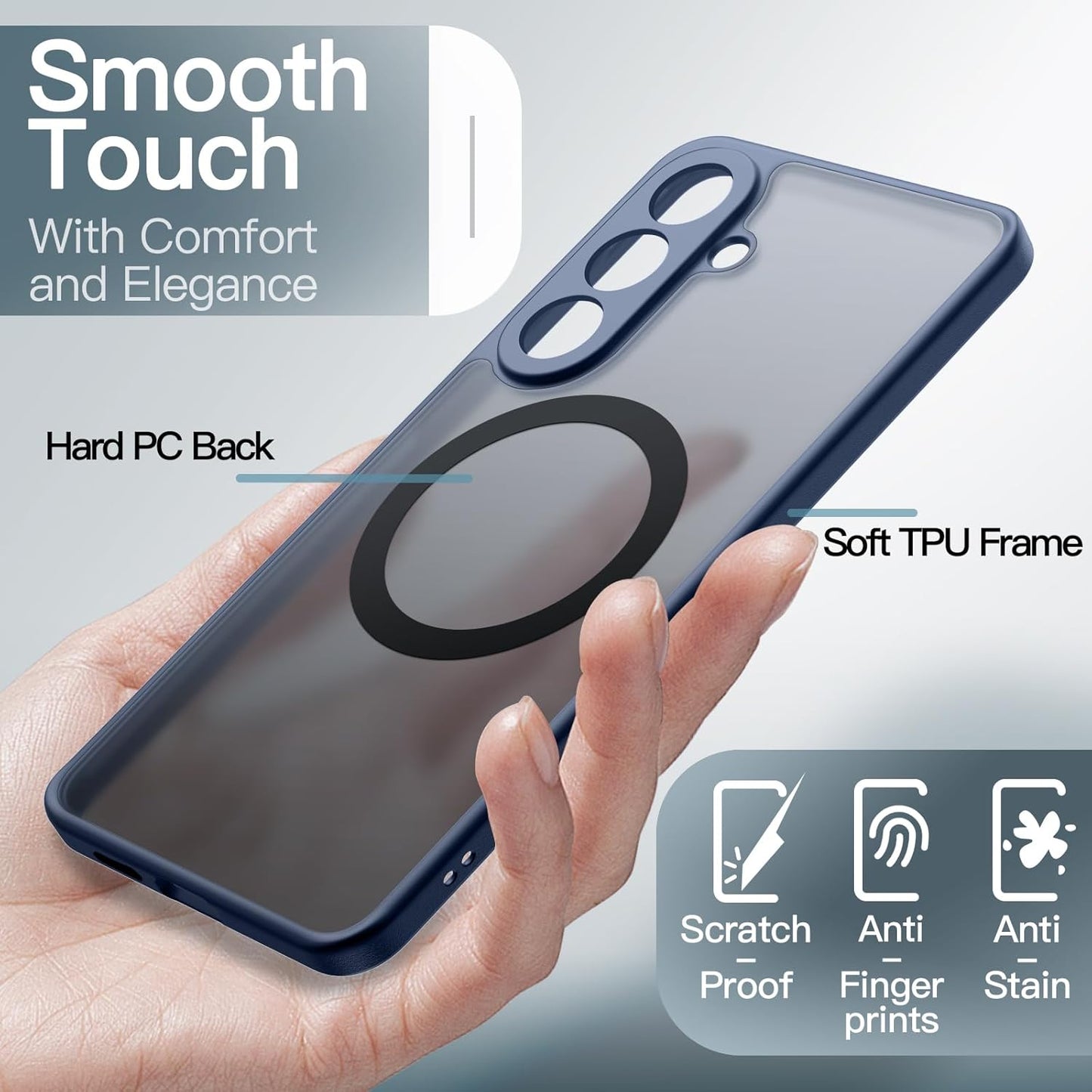 JETech Magnetic Basic Cases Case for Samsung Galaxy S26 Compatible  NEW