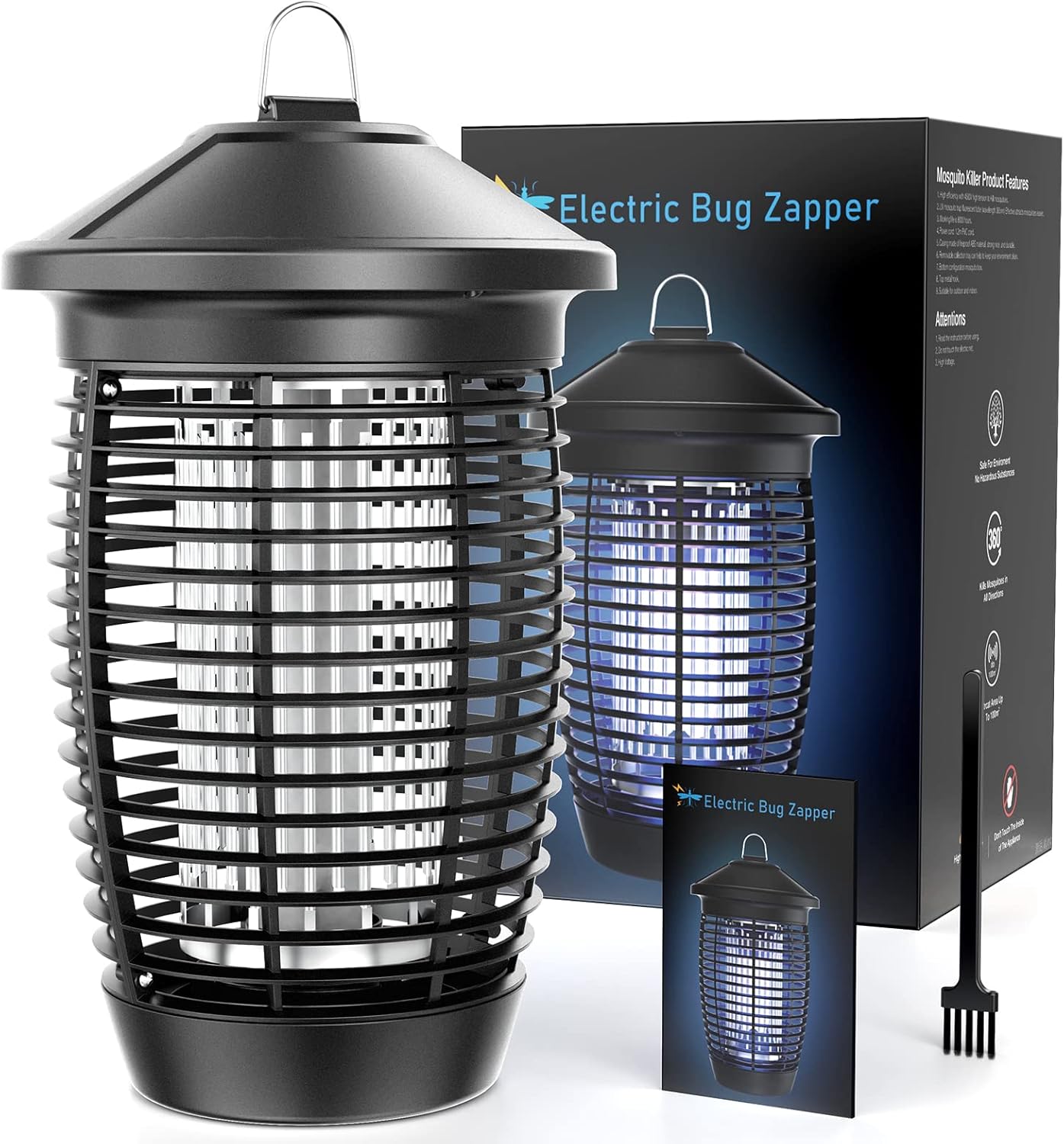 TMACTIME 4500V Indoor Insect & Pest Control 20W Mosquito Killer Lamp NEW