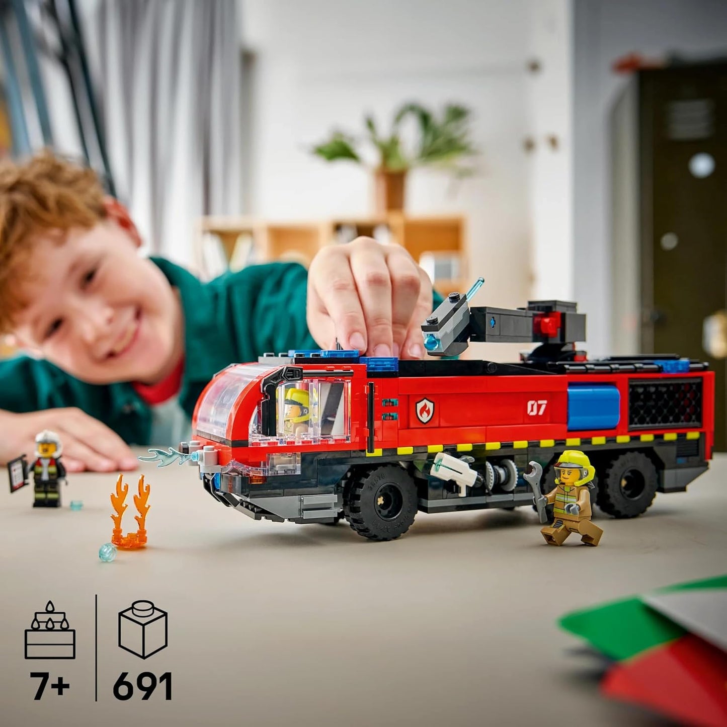 LEGO City Building Sets Airport Fire Engine 60499 Emergency Vehicle Toy NEW