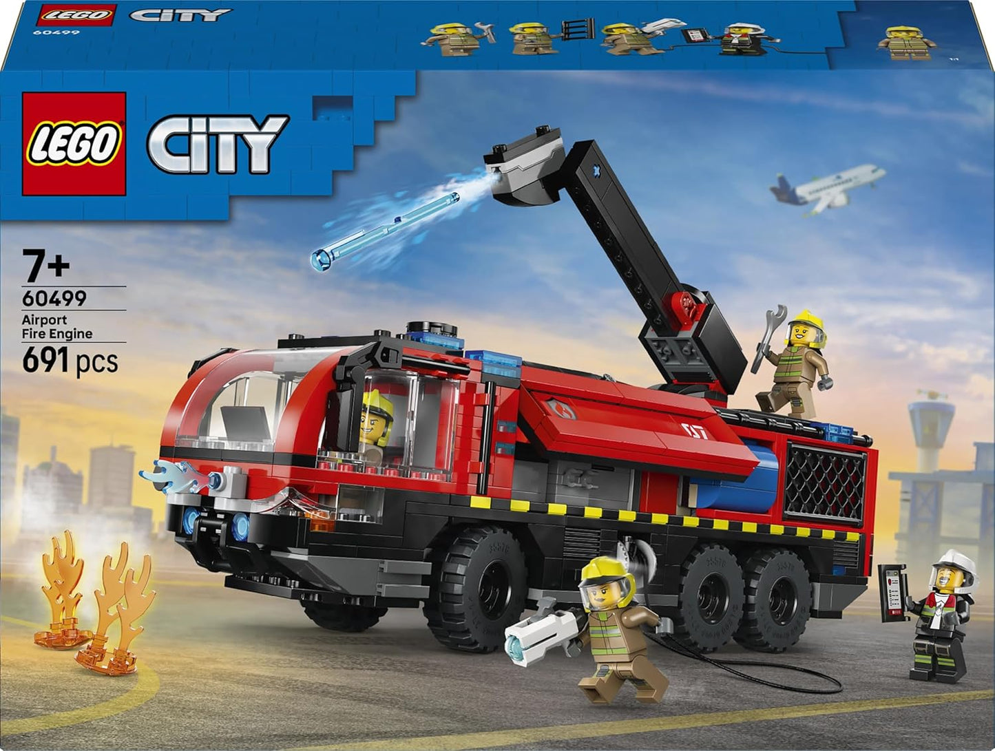 LEGO City Building Sets Airport Fire Engine 60499 Emergency Vehicle Toy NEW
