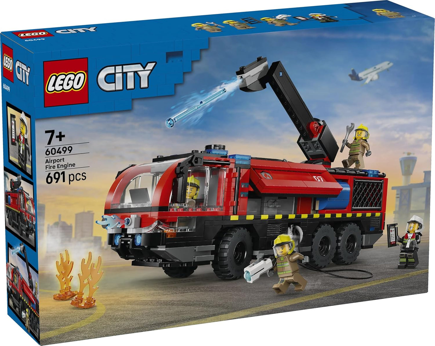 LEGO City Building Sets Airport Fire Engine 60499 Emergency Vehicle Toy NEW
